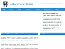 Tablet Screenshot of geneticcentre.org